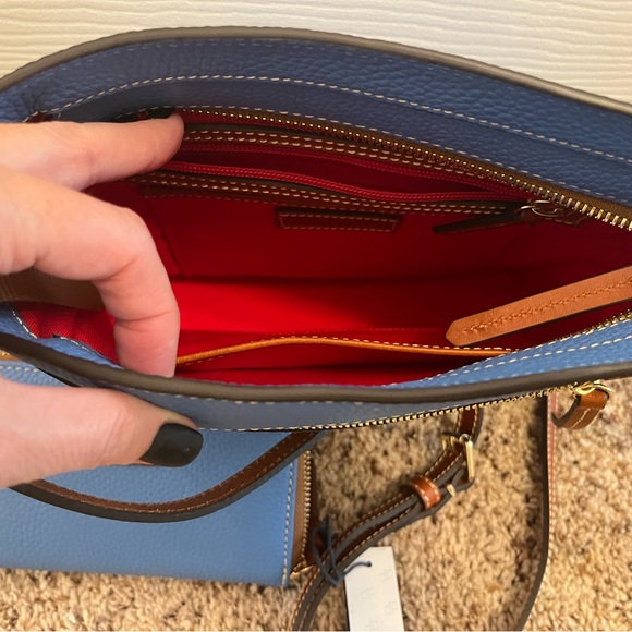 NWT Dooney & Bourke Sky Blue Crossbody Bag with Wallet included. - Picture 7 of 13